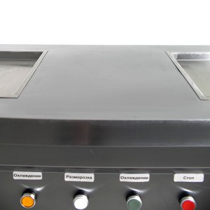 Фризер для ролл мороженого KCB-2F Foodatlas (стол для топпингов, 2 компрессора)