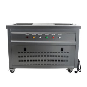 Фризер для ролл мороженого KCB-2F Foodatlas (стол для топпингов, 2 компрессора)