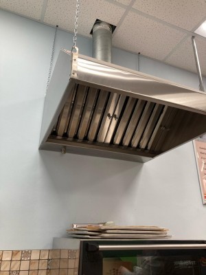 Вытяжной пристенный зонт ЗВП 800*800*400 мм