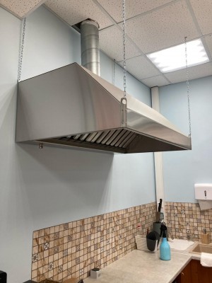 Вытяжной пристенный зонт ЗВП 800*800*400 мм